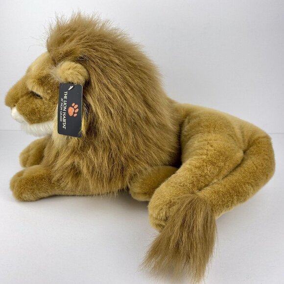 MGM Grand Lion Habitat plush, 16 inch Fiesta stuffed animal, NWT, golden, mane - Picture 2 of 9